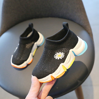 Ikdienas bērnu elpojošas kedas ar izšuvumiem meitenēm