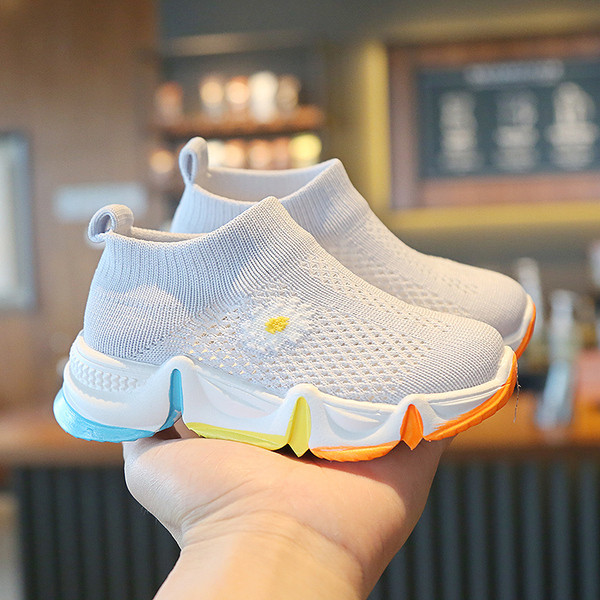 Ikdienas bērnu elpojošas kedas ar izšuvumiem meitenēm