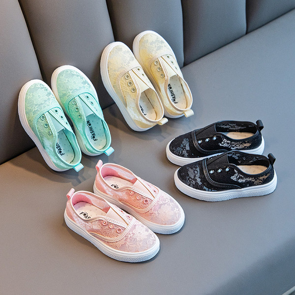 Moderne dječje tenisice s čipkom za djevojčice