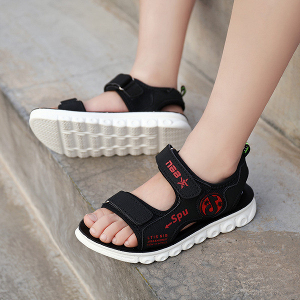 Laste sandaalid kirjade ja kleebistega - poistele