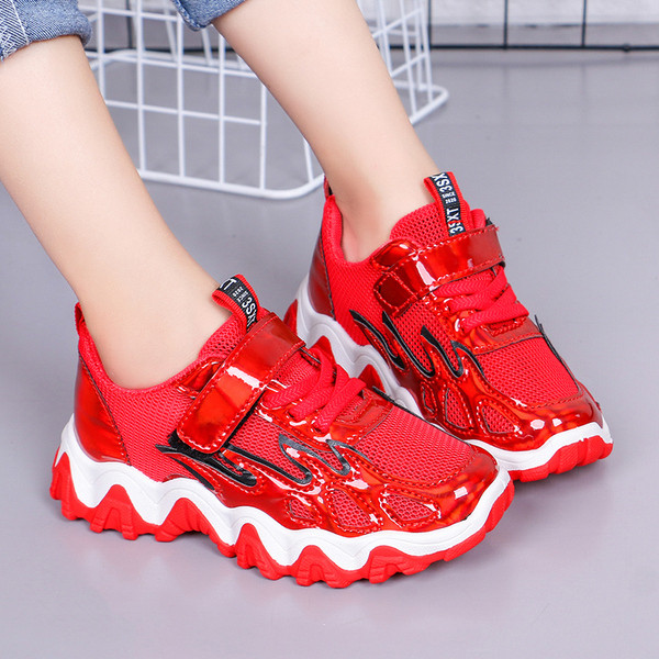 Bērnu ikdienas kedas ar sietu un uzlīmi meitenēm