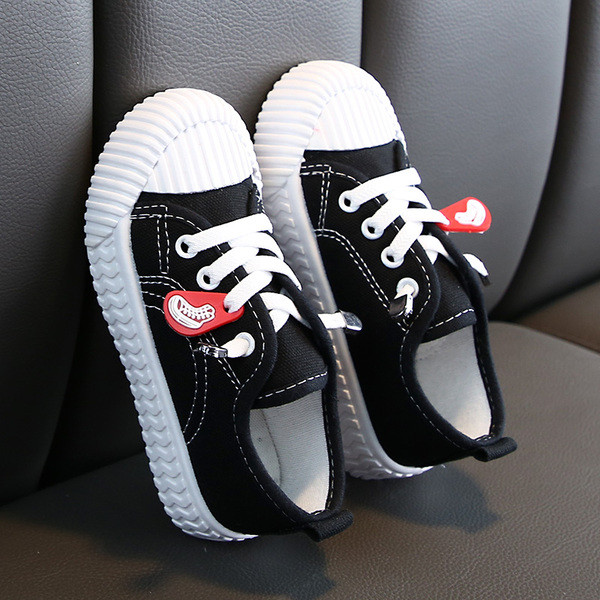 Ikdienas bērnu kedas ar saitēm meitenēm un zēniem