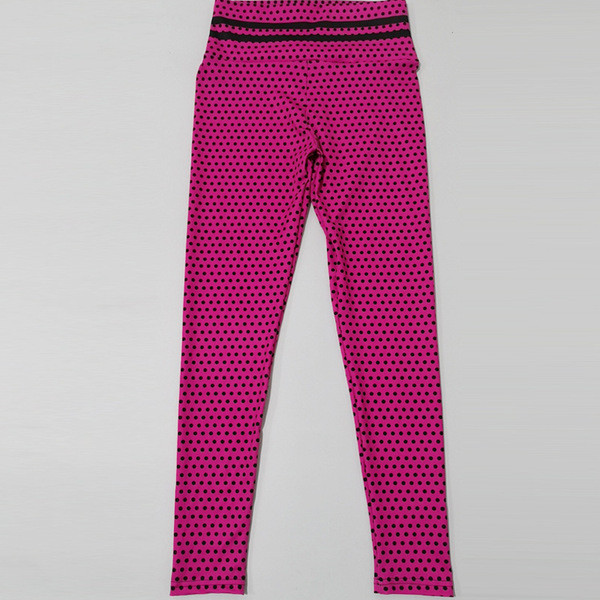 Roze ženske tajice sa visokim strukom