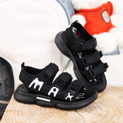 Feliratos csúszásmentes gyerekszandál fiúknak