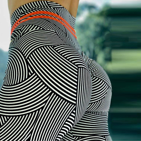 Γυναικεία αθλητικά κολάν με ψηλή μέση από αναπνεύσιμο ύφασμα