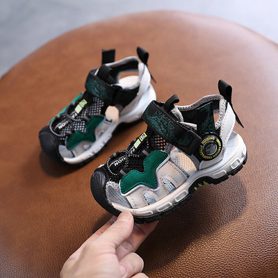 Bērnu sandales ar sietu un mežģīnēm zēniem