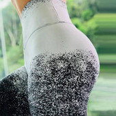 Melnbalti sieviešu legingi ar augstu vidukli