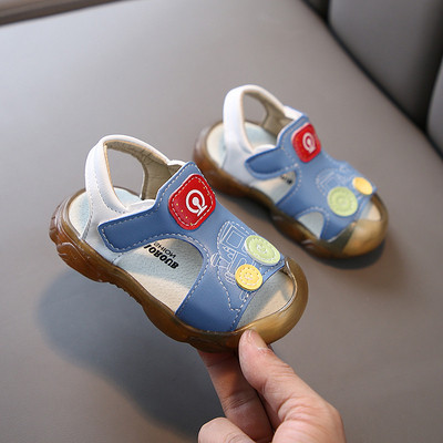 Ikdienas bērnu sandales no eko ādas zēniem