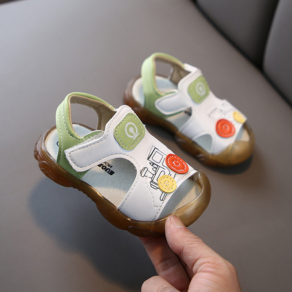 Ikdienas bērnu sandales no eko ādas zēniem