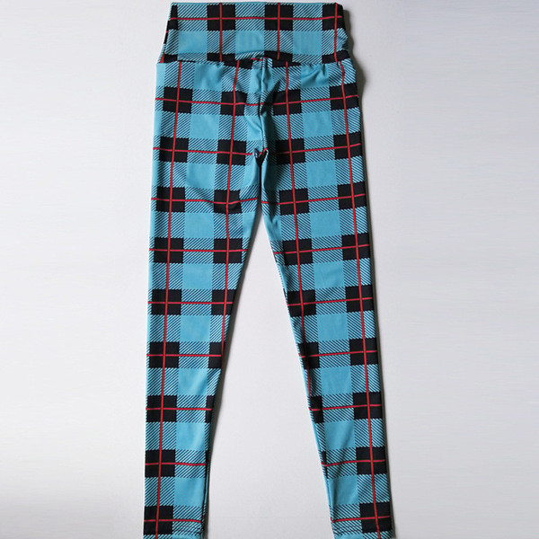 Μπλε χρώμα γυναικείο κολάν με ψηλή μέση