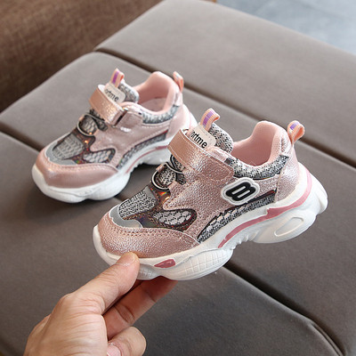 Bērnu kedas ar sietu un uzlīmi meitenēm