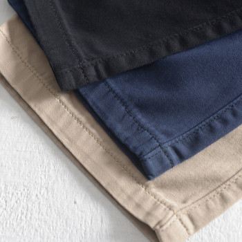 Ανδρικό μακρύ παντελόνι - μπεζ και μαύρο χρώμα