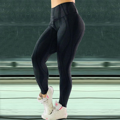 Sport női gyorsan száradó leggings magas derékkal