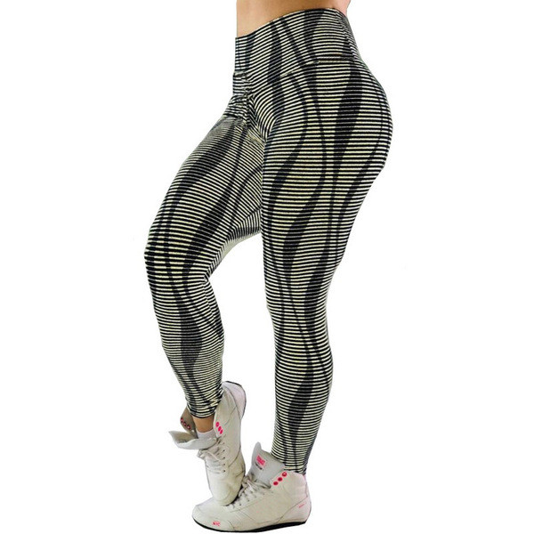 Sport női gyorsan száradó leggings magas derékkal
