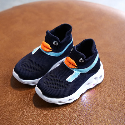 Világító gyerekcipő 3D elemmel lányoknak és fiúknak