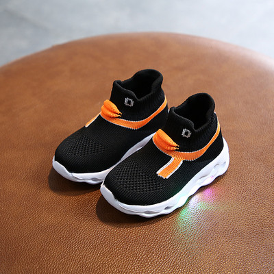 Világító gyerekcipő 3D elemmel lányoknak és fiúknak