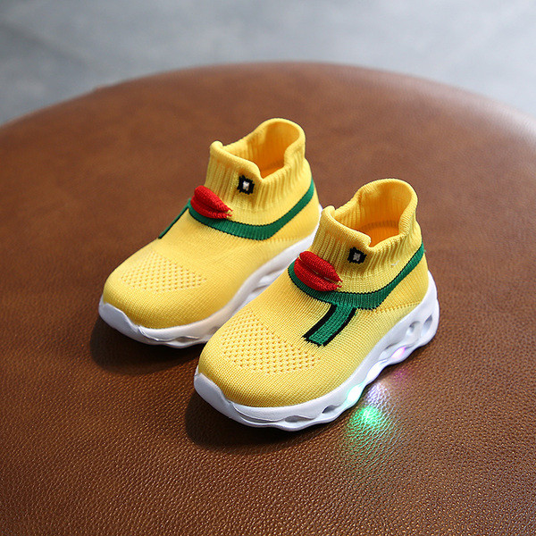 Világító gyerekcipő 3D elemmel lányoknak és fiúknak