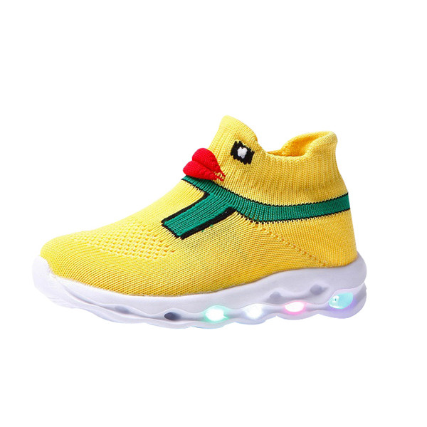 Világító gyerekcipő 3D elemmel lányoknak és fiúknak