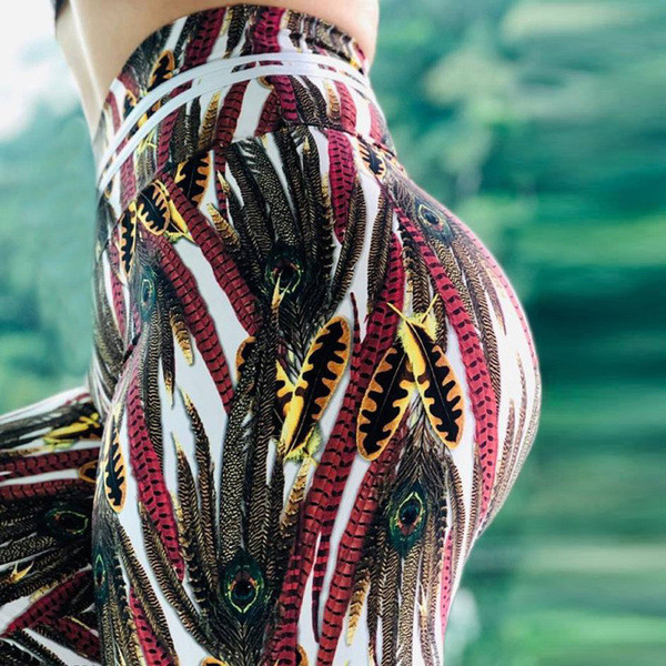 Sieviešu sporta legingi ar spalvu apdruku