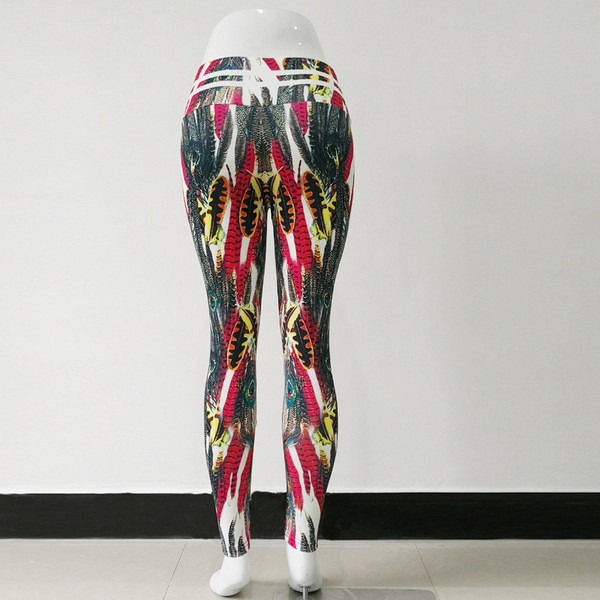 Sieviešu sporta legingi ar spalvu apdruku