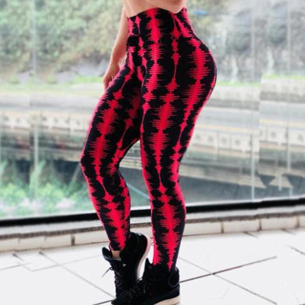 Elasztikus sport leggings magas derékkal