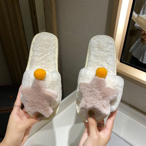 Dūnainas čības ar plakanu zoli un zvaigznīti