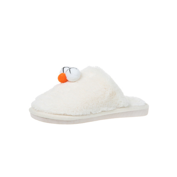 Kényelmes otthoni női papucs 3D elemekkel