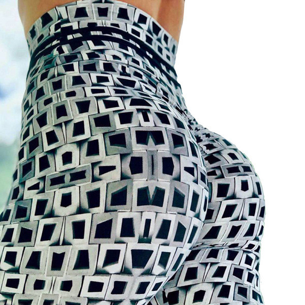 Mustvalged kõrge vöökohaga spordiretuusid