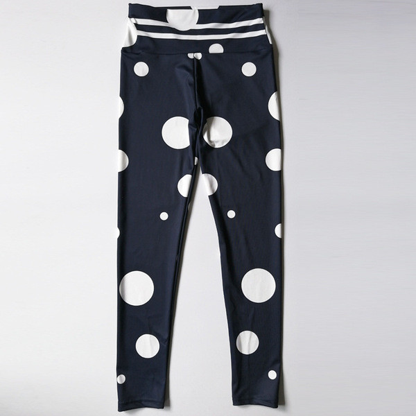 Melni sieviešu legingi ar augstu vidukli