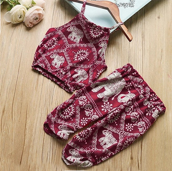 Παιδικό σετ για κορίτσια μπλουζάκι και παντελόνι