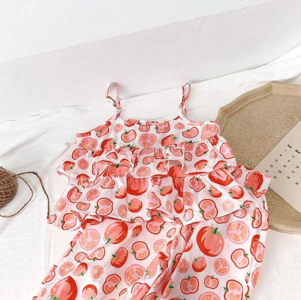 Bērnu ikdienas komplekts no divām daļām meitenēm