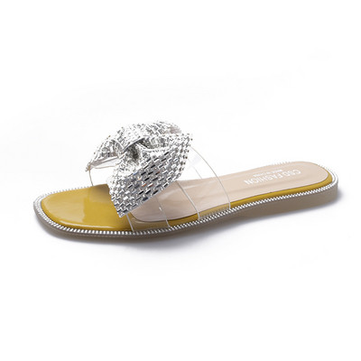 Sieviešu čības ar silikona lencītēm un lentīti