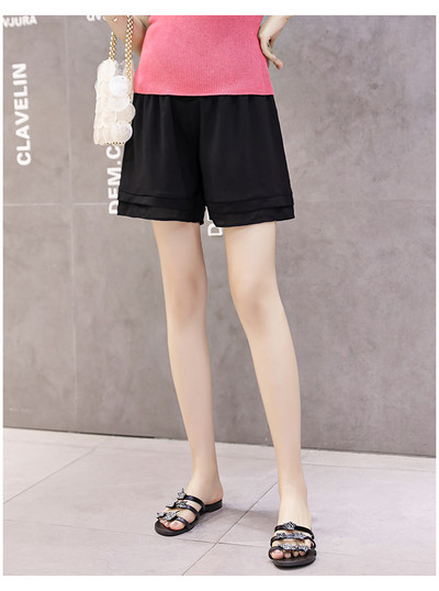 Vasariniai šortai nėščiosioms - plataus modelio