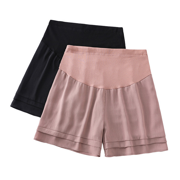 Vasariniai šortai nėščiosioms - plataus modelio