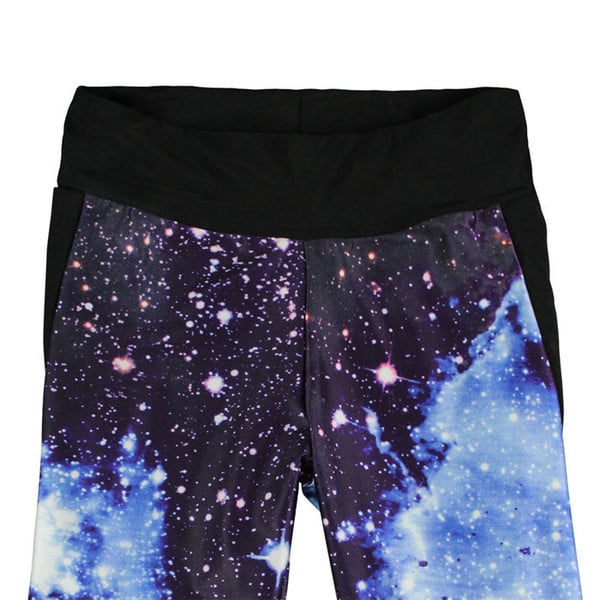 Sport 7/8 ék magas derékkal és mintával