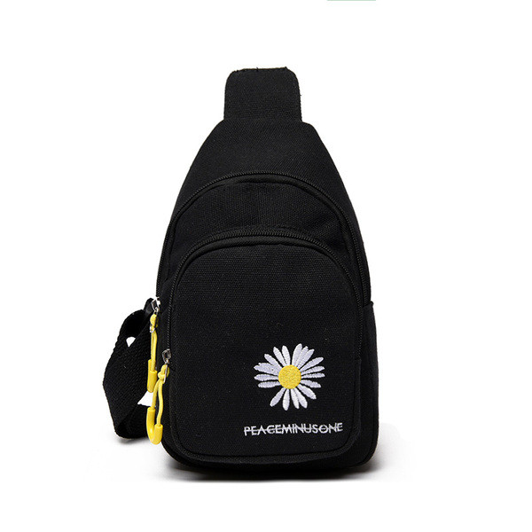 Ležerna ženska torba s vezom u boji