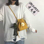 Sieviešu moderna auduma soma ar ziedu elementu