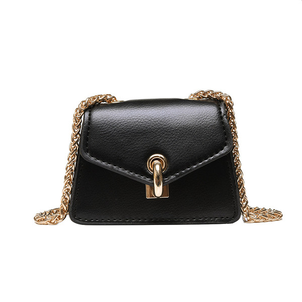 Modern női kis táska fém fogantyúval