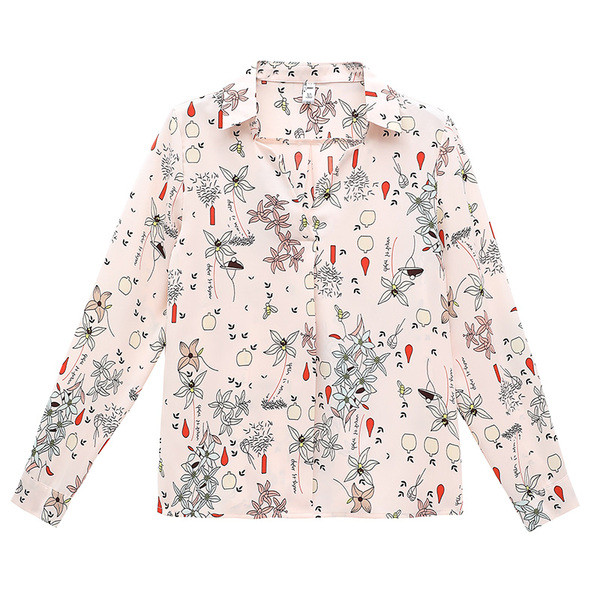 Stílusos női ing klasszikus gallérral és spitz nyakkivágással