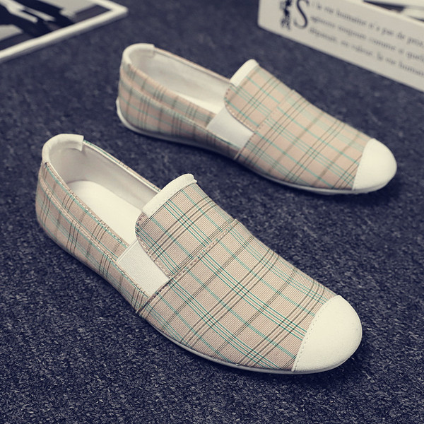 Alkalmi férfi mokaszinok bőr elemekkel