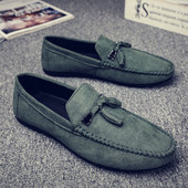 Zamšādas vīriešu mokasīni