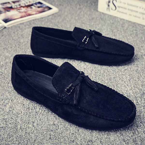 Zamšādas vīriešu mokasīni