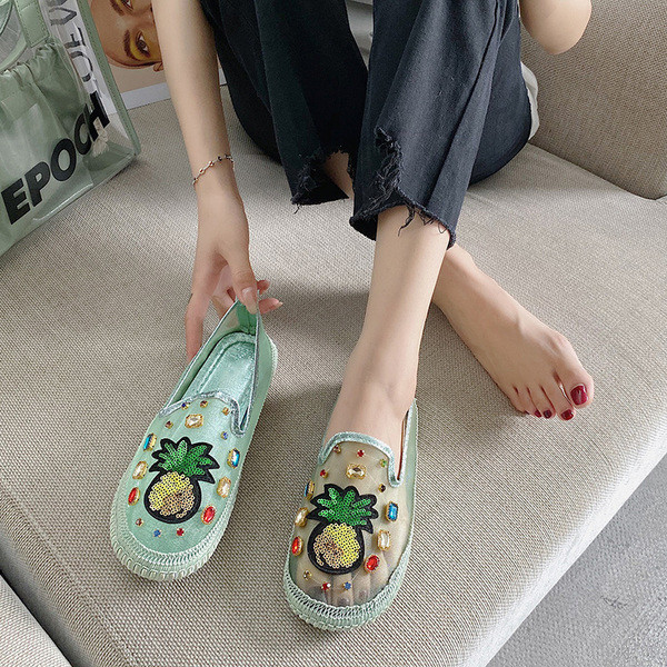 Alkalmi női mokaszinok - két modell kövekkel és flitterekkel