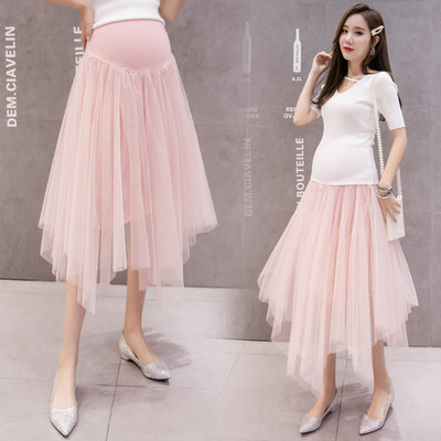 Ruonių sijonas vidutinio ilgio nėščiosioms