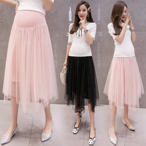 Ruonių sijonas vidutinio ilgio nėščiosioms