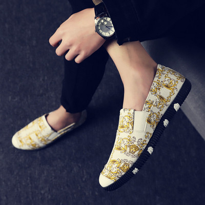 Elegantne muške mokasine s printom
