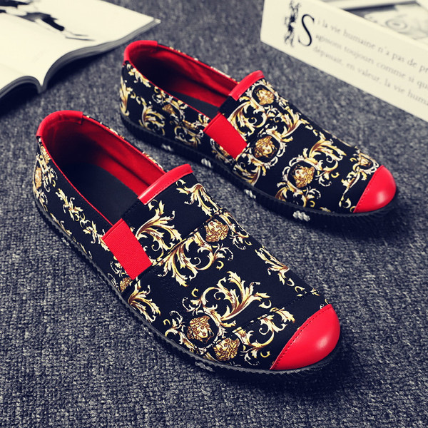 Elegantne muške mokasine s printom