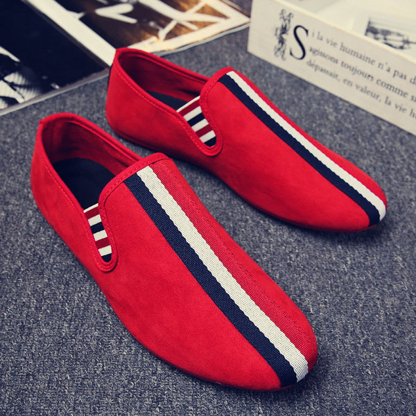 Tavaszi férfi velúr mokaszinok