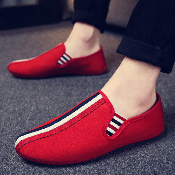 Tavaszi férfi velúr mokaszinok