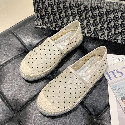 Γυναικεία μοκασίνια με πλέγμα